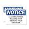 Signmission Electric Shock Hazard Risk Swim At Your Own Risk OSHA Notice Sign, Vinyl Decal, 5in x 3.5in, 2PK OS-2PACK-NS-D-35-L-11639 - alternate 1